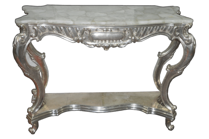 CON-965 CON-965 artisan silver console table luxury furniture Dubai