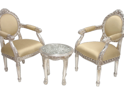 Silver Coffee Table Set