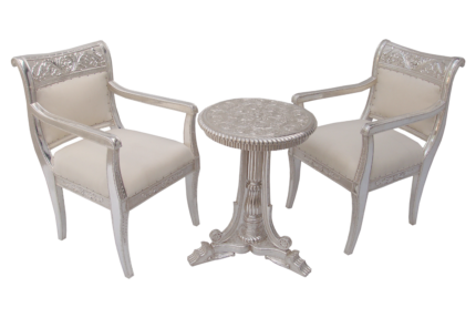 Silver Coffee Table Set (CT-445)