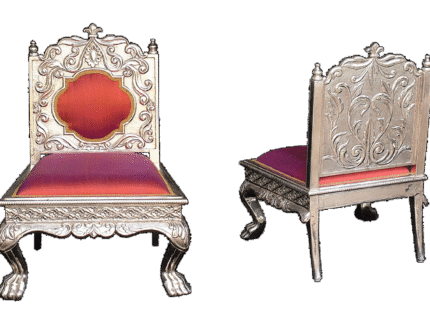 SC-0349 luxury silver chair handcrafted Signature Living Duba