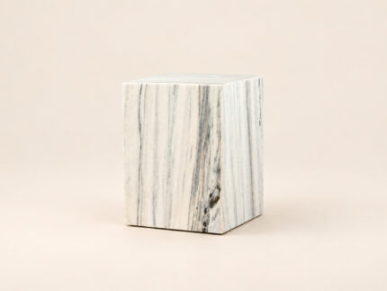 Brown Stone Cube Table