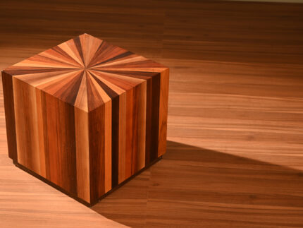Rosewood Inlay End Table