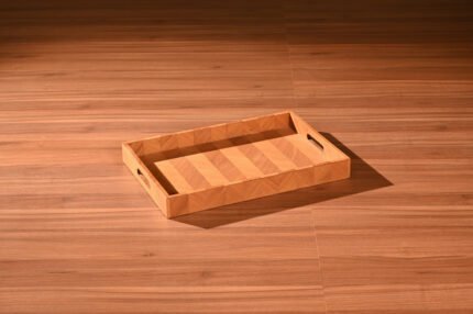 Natural Wood Inlay Tray