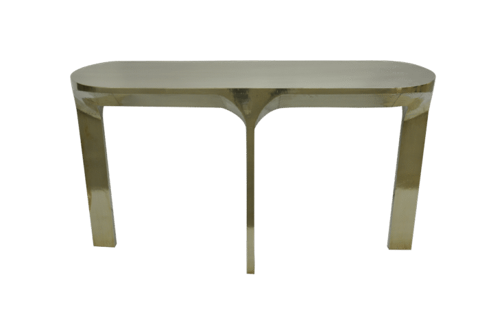 Brass Cladded Console Table