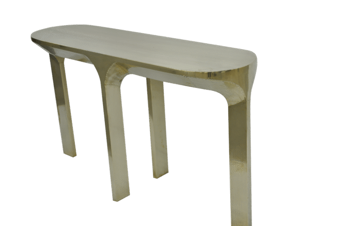 Brass Cladded Console Table
