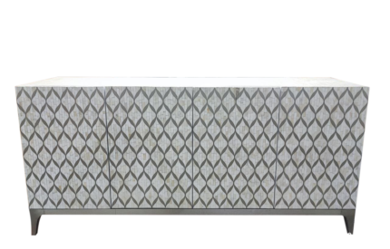 Bone and Metal Inlay Credenza