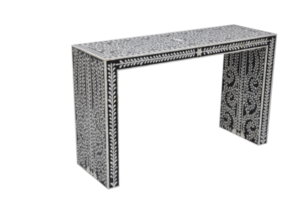 Bone Inlay Console Table