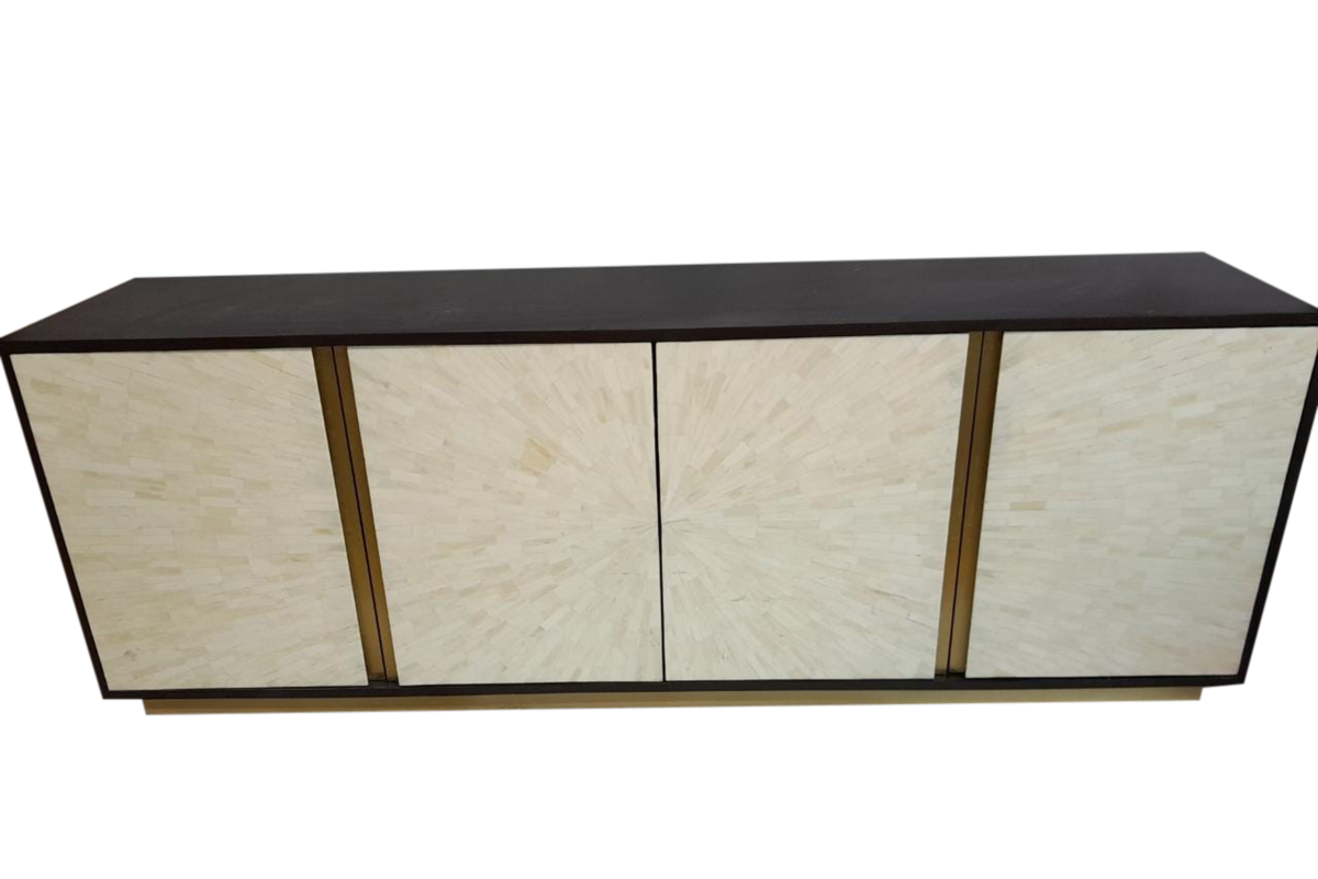 Bone Inlay Credenza by Signature Living