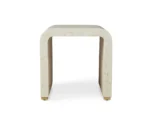 Bone Inlay End Table