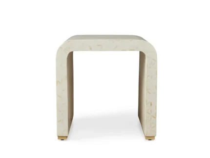 Bone Inlay End Table