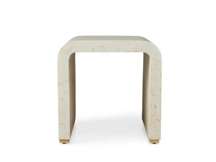 Bone Inlay End Table