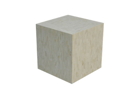 Bone Inlay End Table