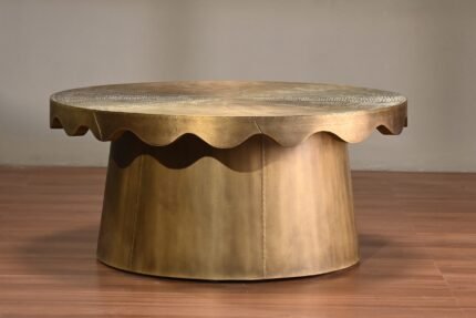 Brass Cladded Cocktail Table