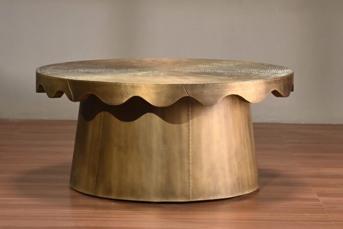 Brass Cladded Cocktail Table