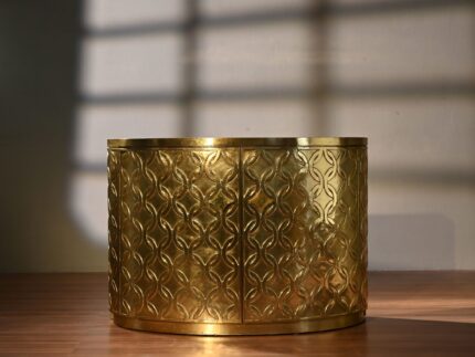 Brass Cladded Credenza By signature Living furniture and decor