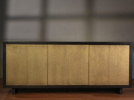 Brass Cladded Credenza Metal Cladded Credenza by Signature living Furniture & Decor