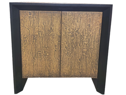 Brass Cladded Door Chest