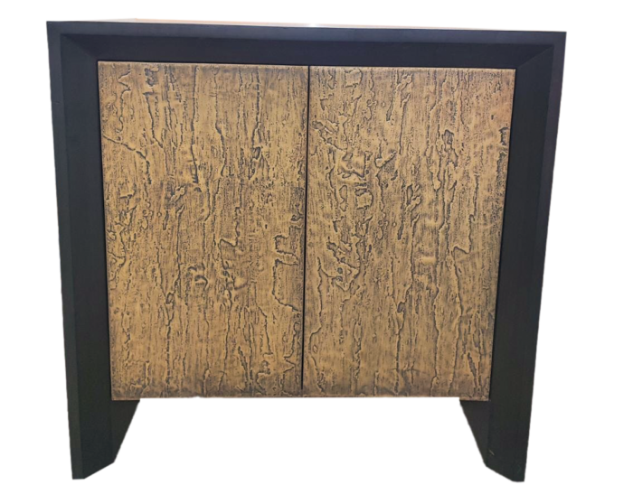 Brass Cladded Door Chest