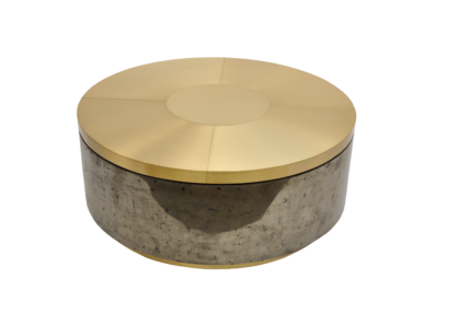 Brass and Pyrite Coffee Table