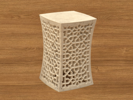 Makrana Stone End Table