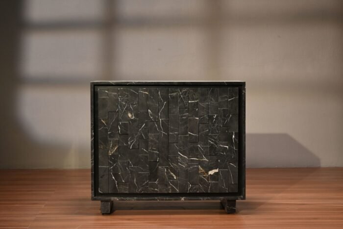 Marquina Stone Two Door Chest