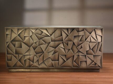 Metal Cladded Credenza by Signature living Furniture & Decor