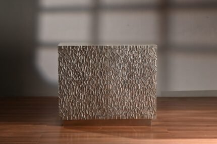 Metal Cladded Two Door Chest