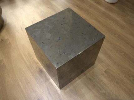 Pyrite Stone Cube Table