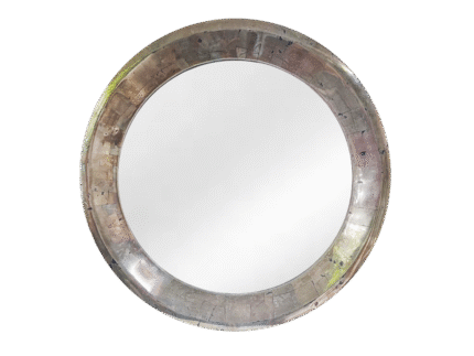 Pyrite Stone Mirror Frame