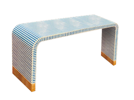 Resin Inlay End Table