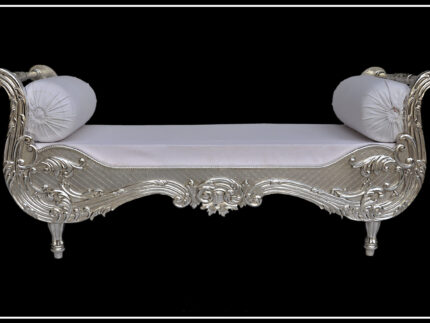 Silver couch for royal kings by Signature living furniture & decor Dubai