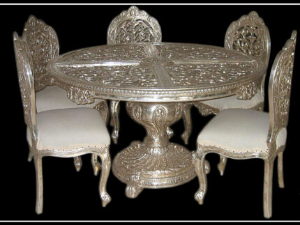 Silver Dining set by Signature Living