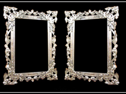 Silver Mirror Frame by Signature living furniture & decor Dubai