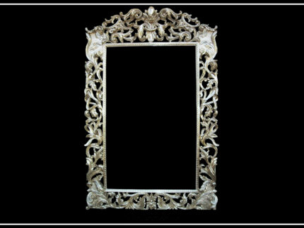 Silver Mirror Frame Signature living furniture & decor Dubai