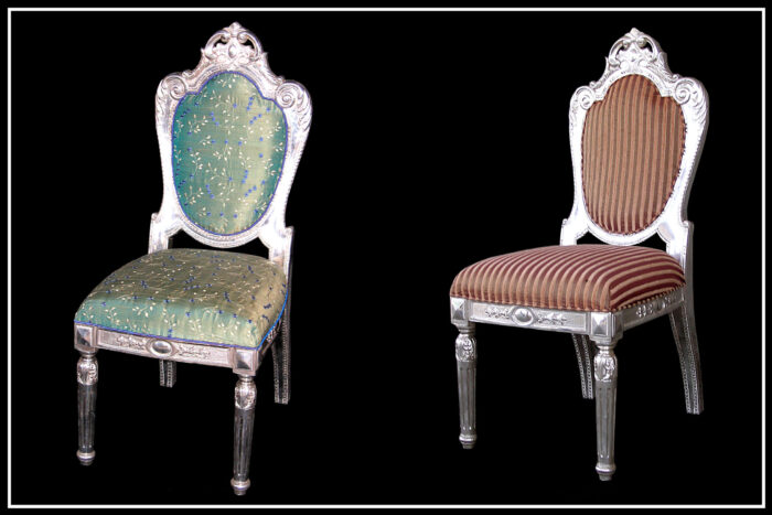 Silver Chair by signature Living furniture and decor