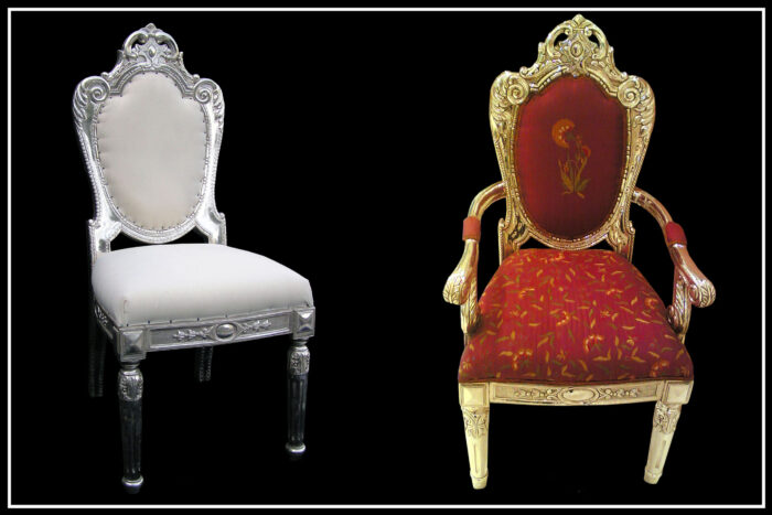 Silver Chair by signature living dubai