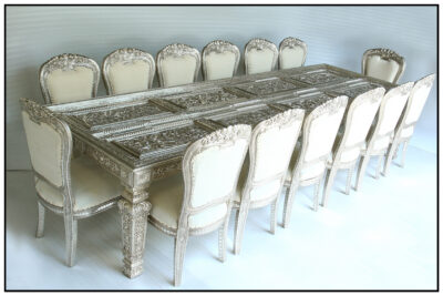 Pure Silver Dining by signature Living furniture and Decor Dubai
