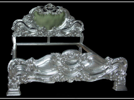 Signature Living Furniture & Decor Dubai | Silver Bed - 070