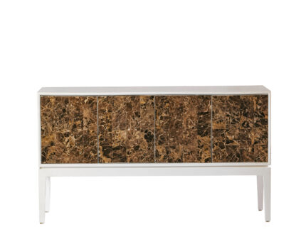 Bar/Cabinet Emperador stone doors