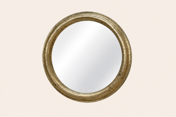 PYRITE STONE MIRROR FRAME1150
